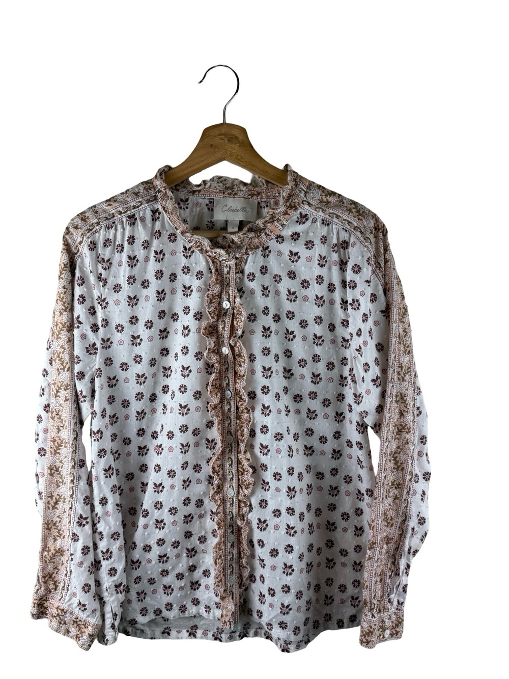 Cleobella Freya Blouse, Windsor, Size Small